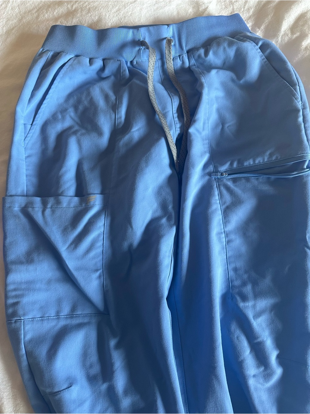 Fabletics Periwinkle Split-Neck Performance Top - Picture 2 of 3